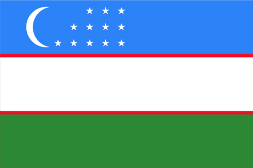 Uzbekistan flag